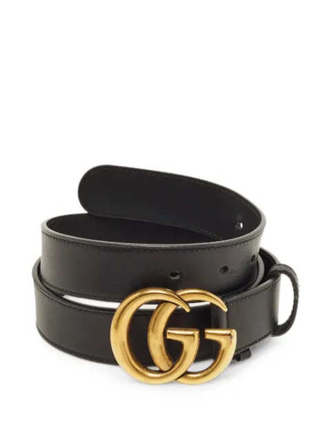 Gucci Pre-Owned GG Marmont buckle belt Black 1374061