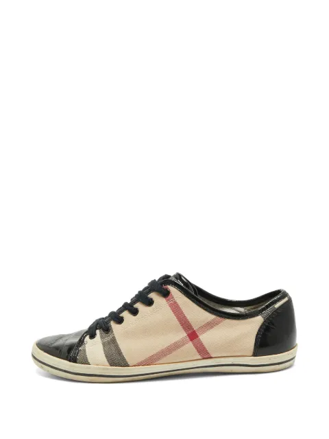 Burberry Pre-Owned Nova Check sneakers Neutrals 1374858