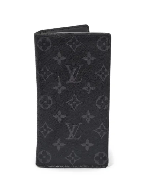Louis Vuitton Pre-Owned Brazza Monogram Eclipse wallet Black 1368000