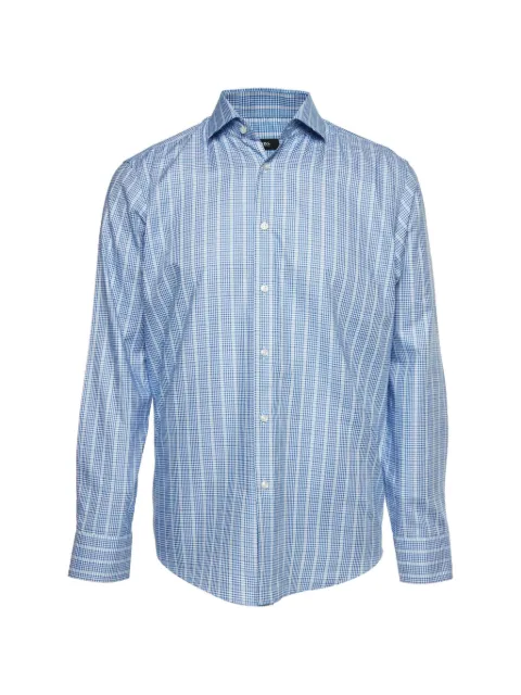 BOSS Gordon checked shirt Blue 1373863