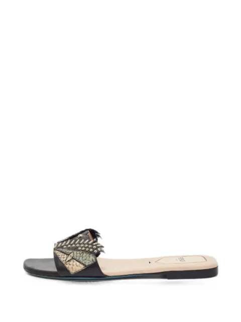 Fendi Pre-Owned Bug Monster sandals Black 1373194