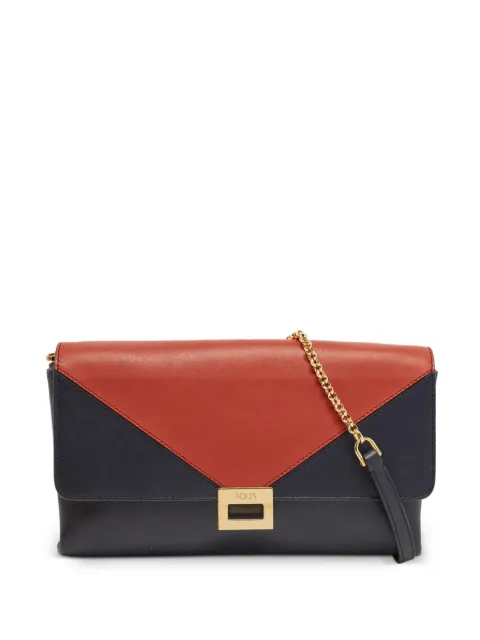 Tod's Vintage leather clutch bag Blue 1375795