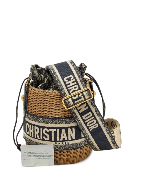 Christian Dior Pre-Owned drawstring bucket bag Neutrals 1274898
