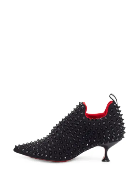Christian Louboutin Pre-Owned spiked pointed-toe pumps Black 1375365