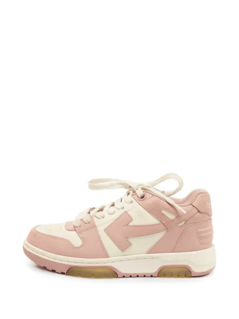 Off-White Pre-Owned Out Of Office arrow-patch sneakers Pink 1376080