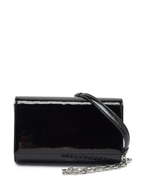 Christian Louboutin Pre-Owned Paloma leather clutch bag Black 1376061