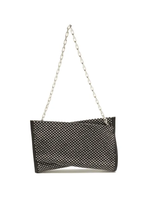 Christian Louboutin Pre-Owned Loubitwist Strass clutch bag Black 1375785