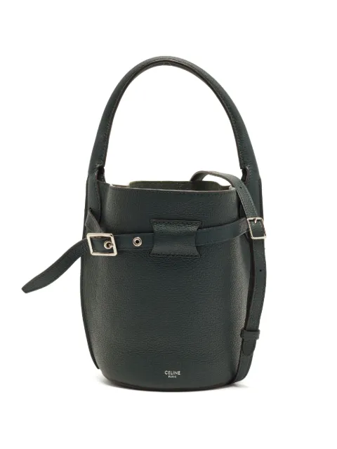Celine Pre-Owned Big Bag belted bucket bag Green 1366873