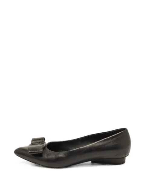 Ferragamo Pre-Owned Viva Bow ballet flats Black 1370557
