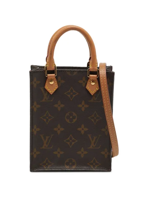 Louis Vuitton Pre-Owned 2020 petit Sac Plat Monogram tote bag Brown 1371253