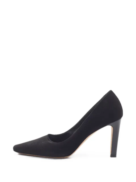 Manolo Blahnik velvet heeled pumps Black 1370096