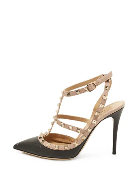 Valentino Garavani Pre-Owned Rockstud pointed-toe pumps Pink 1374327