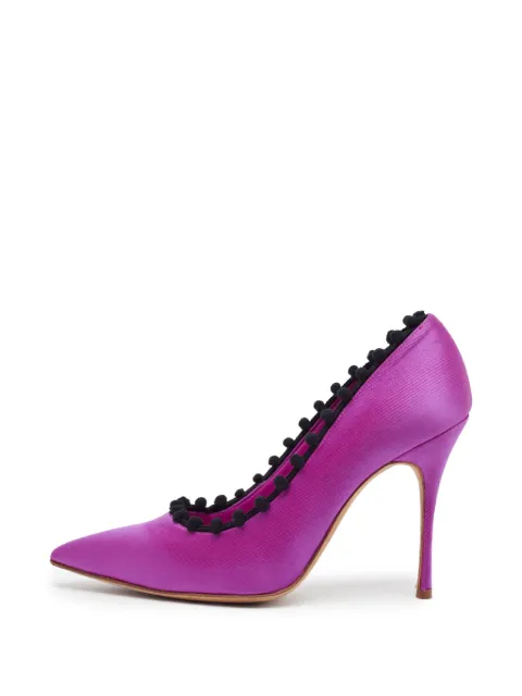 Manolo Blahnik BB pointed-toe pumps Red 1370091