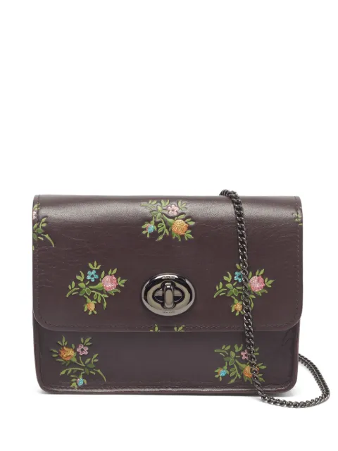 Coach Bowery floral-print shoulder bag Red 1368009