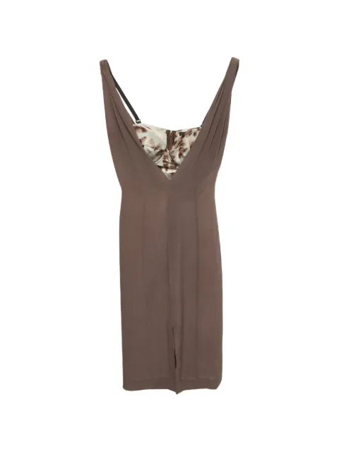 Just Cavalli Vintage sleeveless dress Brown 1367103
