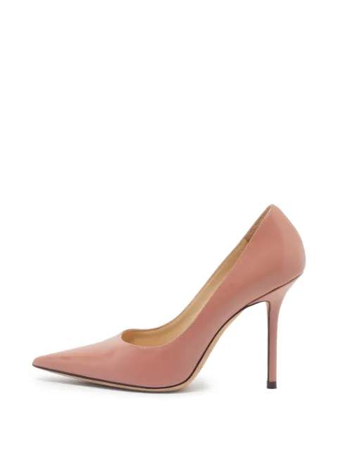 Jimmy Choo Pre-Owned Love pointed-toe heeled pumps Pink 1372314