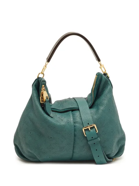 Louis Vuitton Pre-Owned Selene MM Mahina shoulder bag Green 1371669