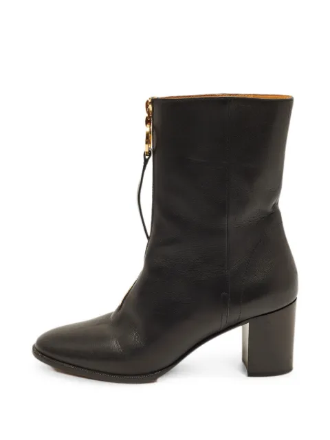 Christian Dior Pre-Owned Effrontee leather ankle boots Black 1365847