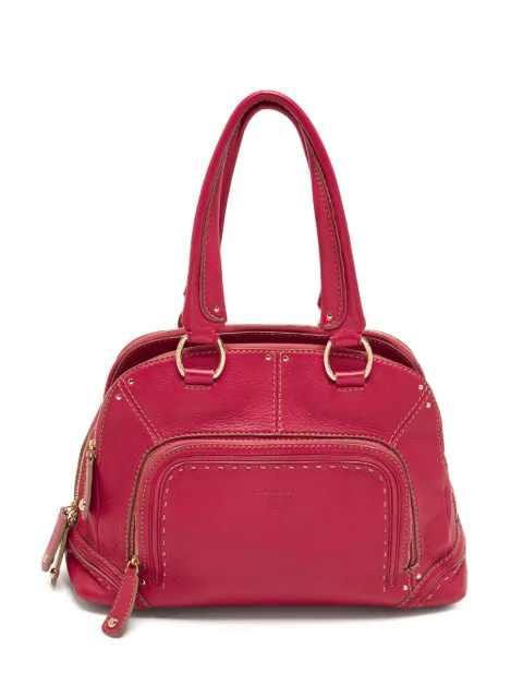 Lancel Vintage Mademoiselle Adjani tote bag Pink 1370647