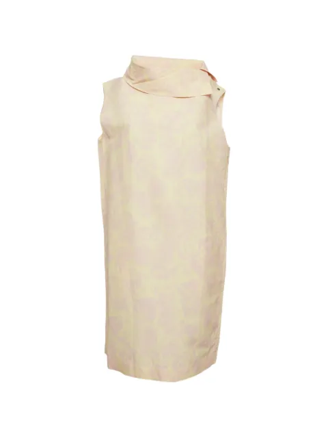 Burberry Pre-Owned floral-print sleeveless mini dress Yellow 1366342