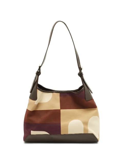 Bally Vintage Busy B colorblock shoulder bag Brown 1370565