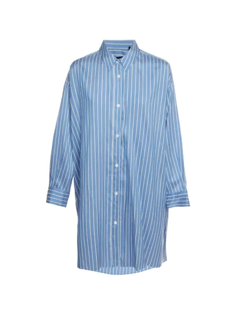 Isabel Marant Vintage striped oversized shirt Blue 1367023