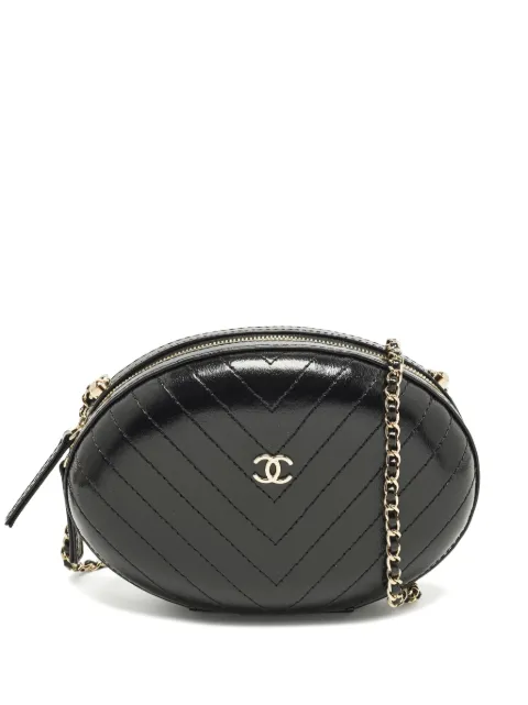 CHANEL Pre-Owned 2018-2019 La Pausa clutch bag Black 1293923