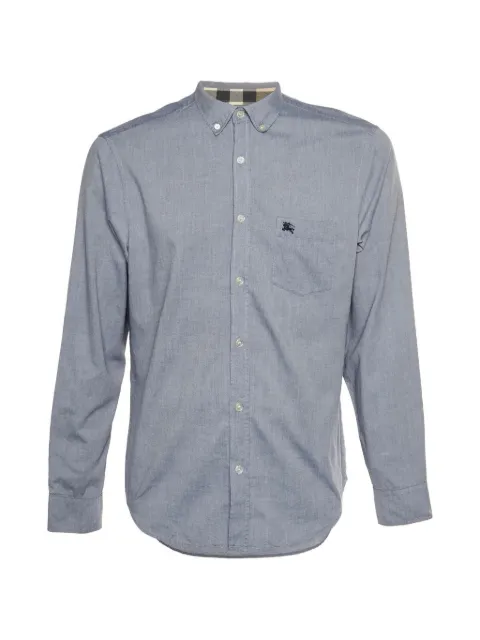 Burberry Pre-Owned button-down shirt Blue 1370948