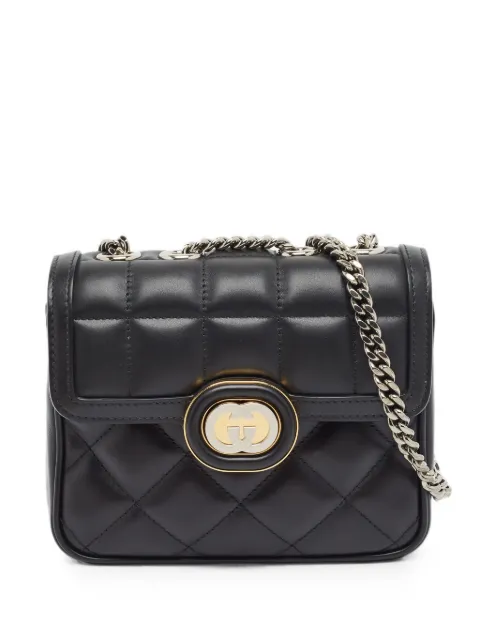 Gucci Pre-Owned mini Deco Chain shoulder bag Black 1367492