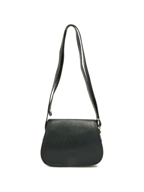 Longchamp front-flap crossbody bag Black 1340359