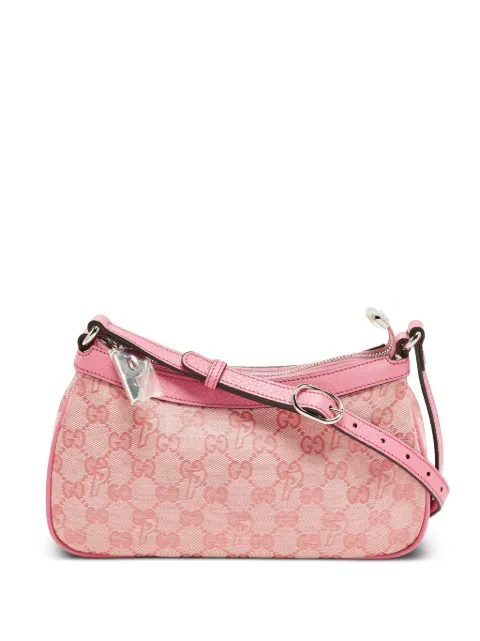 Gucci Pre-Owned x Palace Pink GG-P Half Moon shoulder bag Pink 1328224