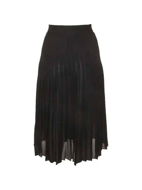 Givenchy Pre-Owned pleated crepe mini skirt Black 1365154