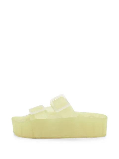 Balenciaga Pre-Owned Mallorca platform sandals Yellow 1374804