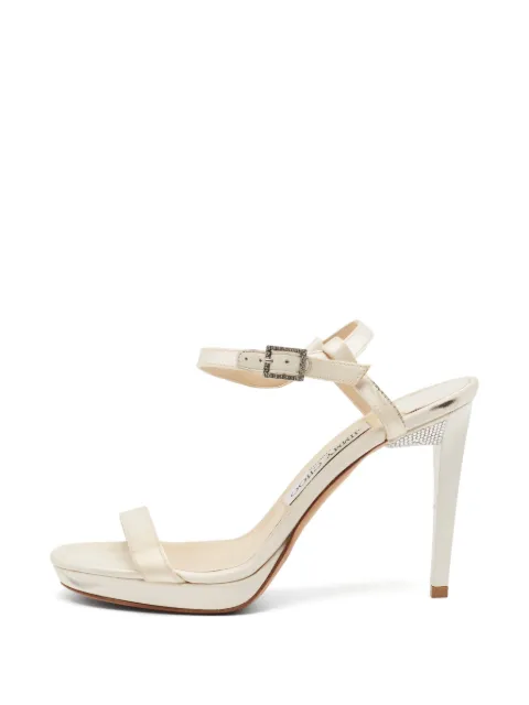 Jimmy Choo Pre-Owned Minny ankle-strap sandals Neutrals 1373827