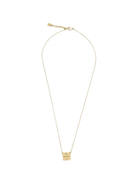 Givenchy Pre-Owned logo-plaque necklace Gold 1372454