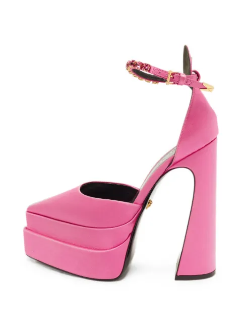 Versace Pre-Owned Aevitas double platform pumps Pink 1374221
