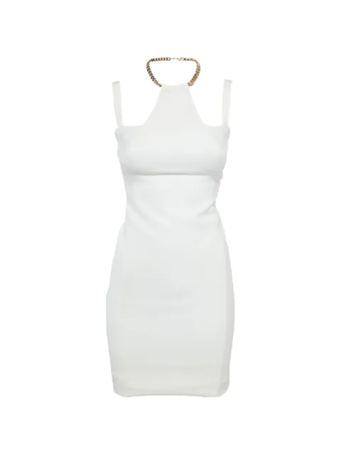 Versace Pre-Owned chain-detail mini dress White 1272438