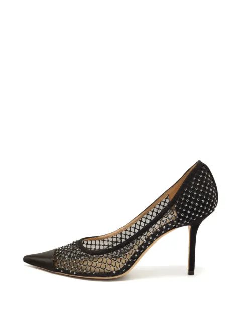 Jimmy Choo Pre-Owned Love heeled pumps Black 1374329