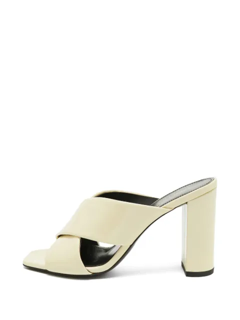 Saint Laurent Pre-Owned Loulou heeled sandals Neutrals 1369680