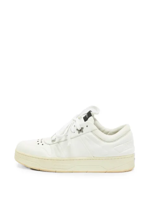 Jimmy Choo Pre-Owned Hawaii low-top sneakers White 1368321