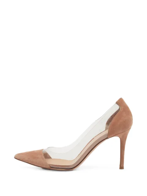 Gianvito Rossi Plexi heeled pumps White 1370103