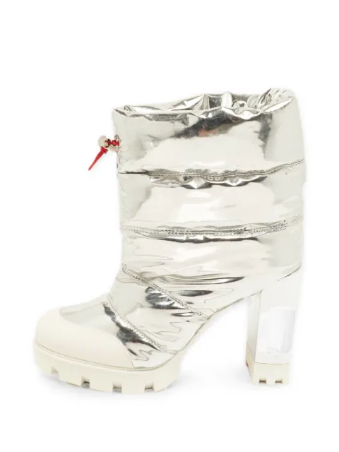 Christian Louboutin Pre-Owned Oriona heeled boots Silver 1369119