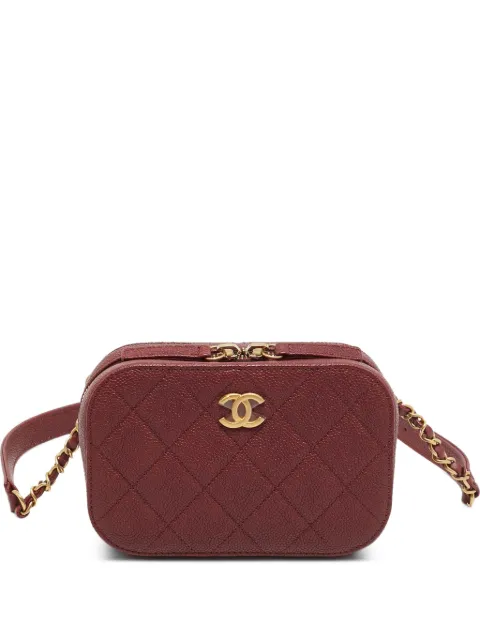 CHANEL Pre-Owned 2019-2020 Chic Trip quilted belt bag Red 1332786
