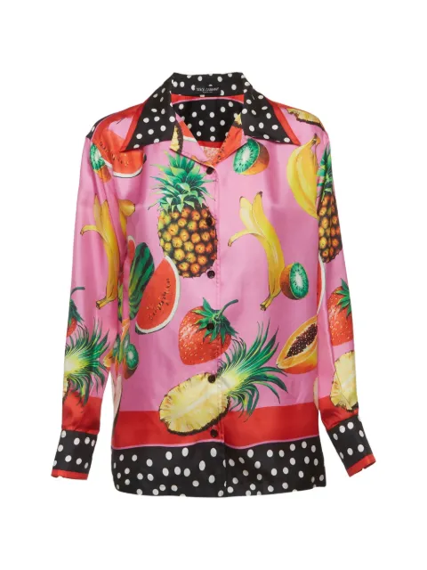 Dolce & Gabbana Pre-Owned 2020 fruit-print shirt Pink 1366791