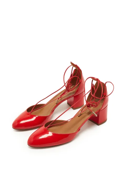 Aquazzura Alexa strapped pumps Red 1367011
