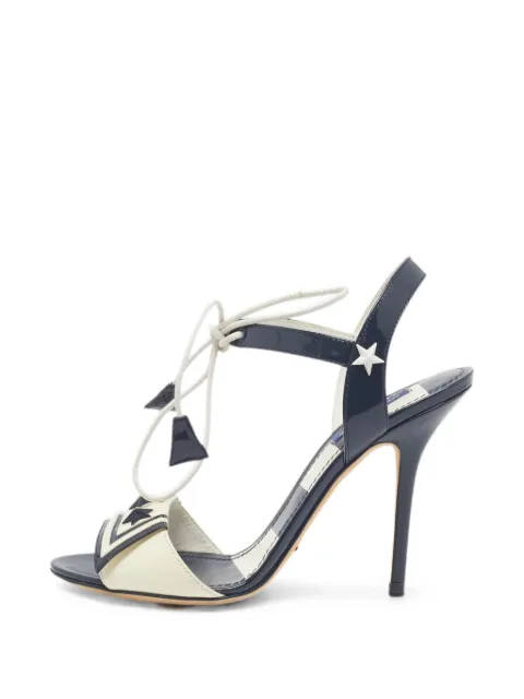 Dolce & Gabbana Pre-Owned star-embellished heeled sandals Blue 1371429