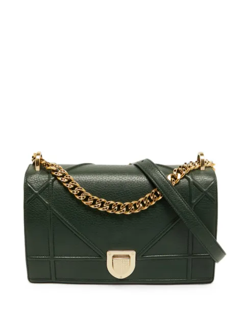 Christian Dior Pre-Owned 2018 medium Diorama Cannage shoulder bag Green 1352041