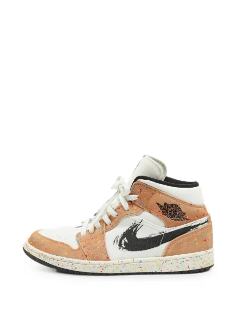 Jordan Air Jordan 1 Mid SE Brushstroke sneakers White 1369014