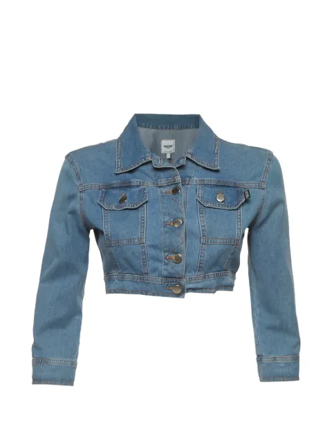 MOSCHINO JEANS cropped denim jacket Blue 1370520
