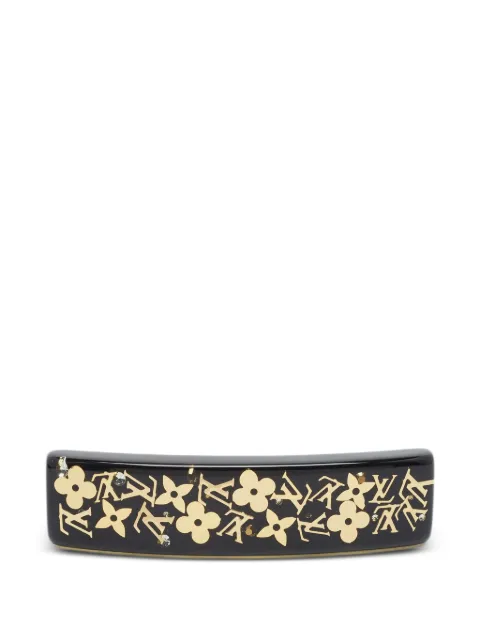 Louis Vuitton Pre-Owned Monogram Inclusion barrette Black 1373694